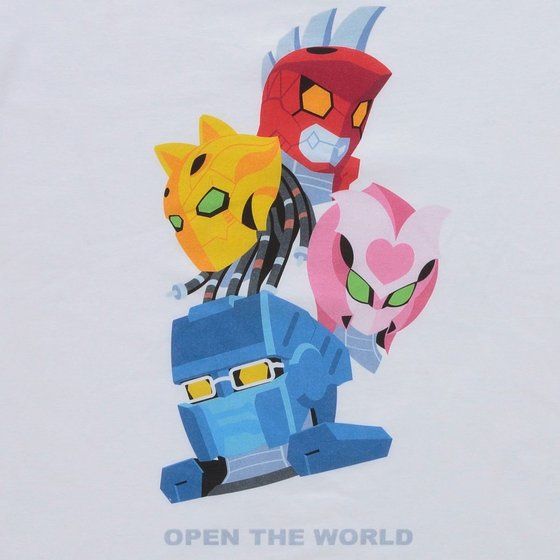 機界戦隊ゼンカイジャー　K-SuKe　キカイノイドTシャツ「OPEN THE WORLD」