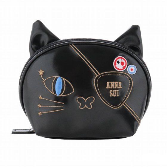 素晴らしい バッグ ANNA SUI アナスイ 猫 猫 ポーチ mini レディース