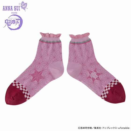 鬼滅の刃×anna Sui ソックス くるぶし丈【2021年12月発送】 鬼滅の刃 ファッション・アクセサリー アニメグッズ ・おもちゃならプレミアムバンダイ｜バンダイナムコグループの 