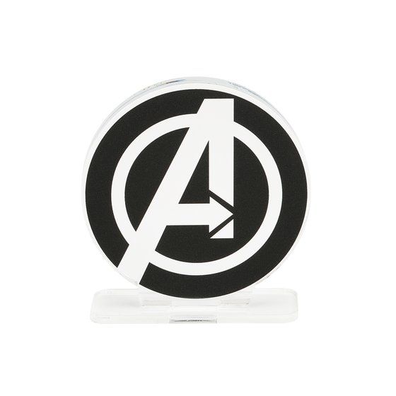 アクリルロゴディスプレイex Marvel ヒーローマーク アベンジャーズ 4次受注 22年1月発送分 バンコレ