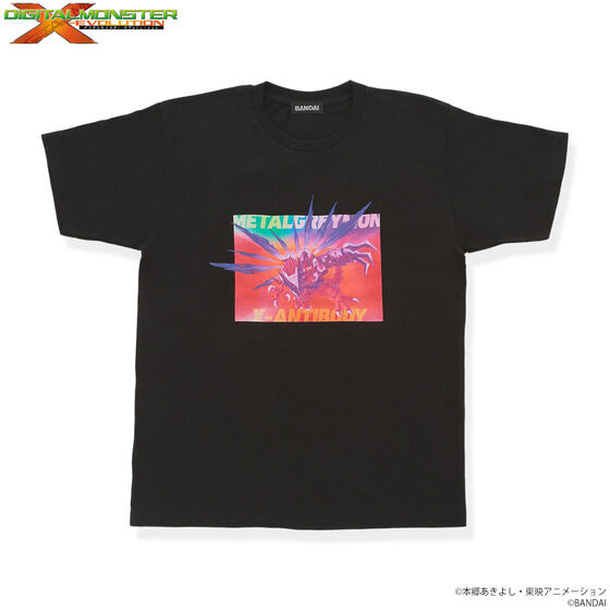 X抗体デジモン Tシャツ　メタルグレイモン(X抗体)