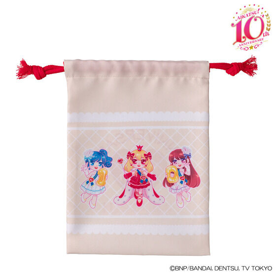 AIKATSU！10th ANNIVERSARY 巾着 | アイカツ！シリーズ ファッション