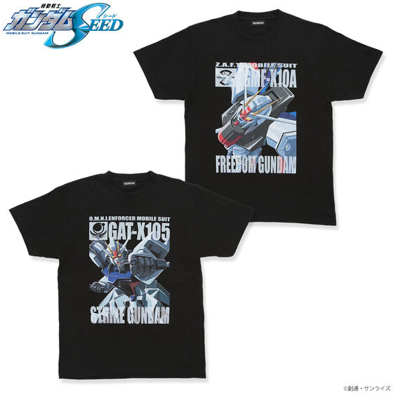 機動戦士ガンダムSEED フルカラーTシャツ 第二弾 【2022年5月発送】