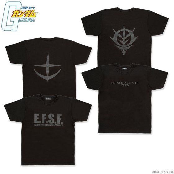 機動戦士ガンダム BLACKシリーズ マーク Tシャツ 【2022年5月発送】