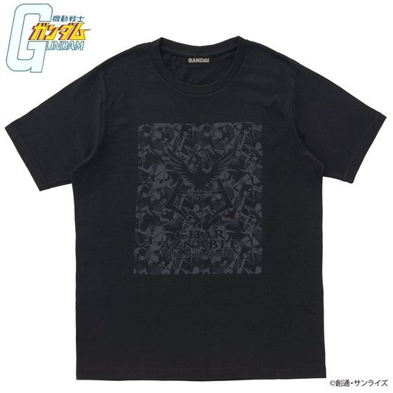 機動戦士ガンダム BLACKシリーズ シャアマーク迷彩柄 Tシャツ 【2022年5月発送】