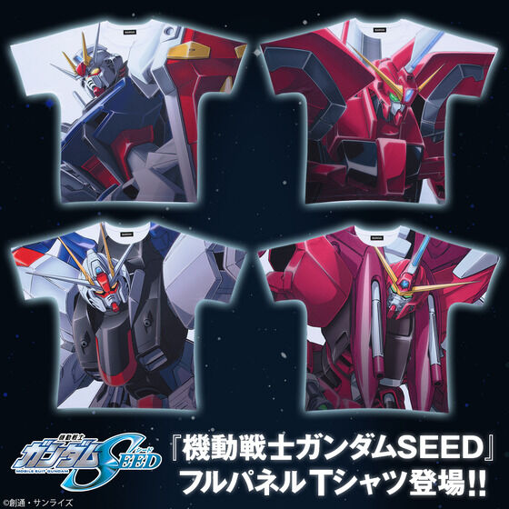 機動戦士ガンダムSEED フルパネルTシャツ【2022年5月発送】