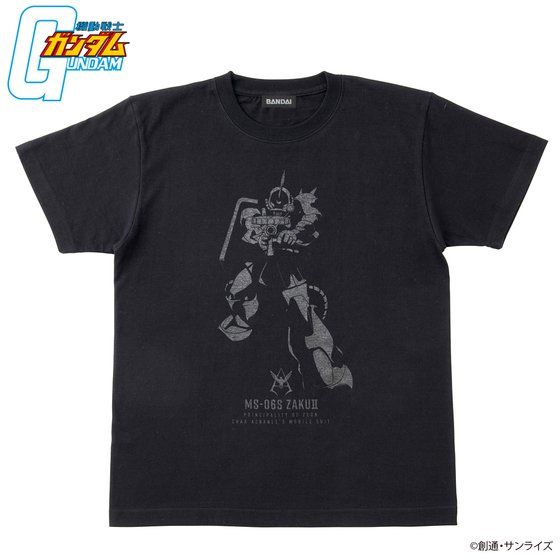 機動戦士ガンダム BLACKシリーズ Tシャツ 【2022年5月発送】