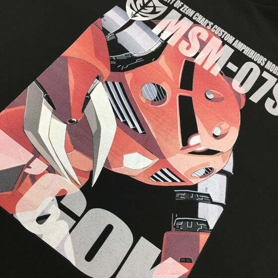 機動戦士ガンダム フルカラーTシャツ MSM-07S シャア専用ズゴック【2022年6月発送】