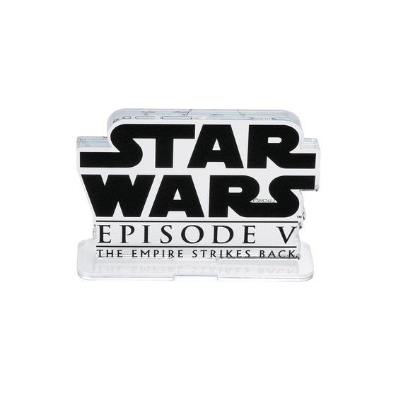 アクリルロゴディスプレイEX STARWARS スター・ウォーズ エピソード5／帝国の逆襲【5次受注 2022年7月発送分】