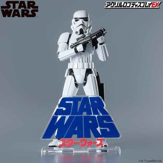 アクリルロゴディスプレイEX スター・ウォーズ 日本語ロゴ /STAR WARS Japanese Logo クリア【2次受注2022年7月発送分】