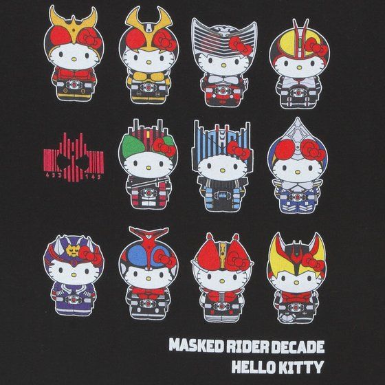 仮面ライダーディケイド サンリオコラボ4点セット 仮面ライダーディケイド×ハローキティ ブランケット | 仮面