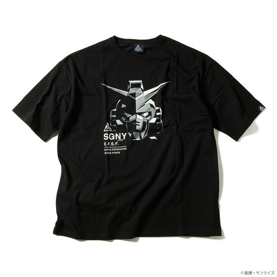 STRICT-G NEW YARK ビッグTシャツ ABSTRACT GUNDAM FACE