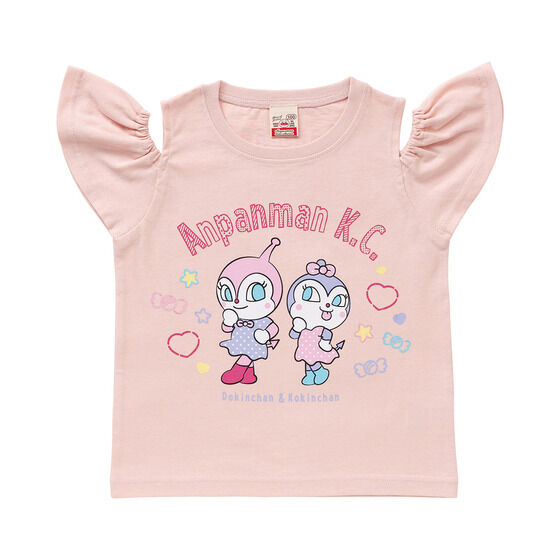 ドキンちゃん コキンちゃん肩開きTシャツ | それいけ！アンパンマン