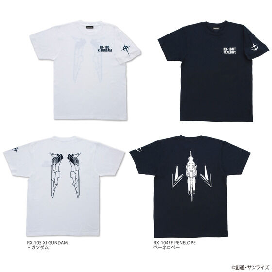 機動戦士ガンダム 閃光のハサウェイ MSモチーフ企画 Tシャツ 【2022年8月発送】