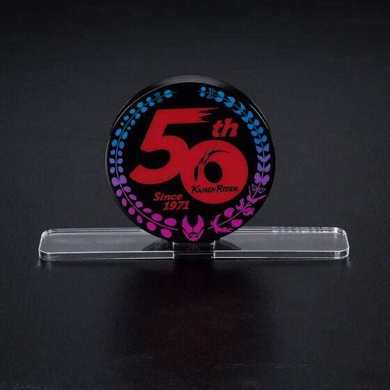 アクリルロゴディスプレイEX 仮面ライダー生誕50周年ロゴ/仮面ライダーリバイスVer.（ブラック）【8次受注2022年8月発送分】