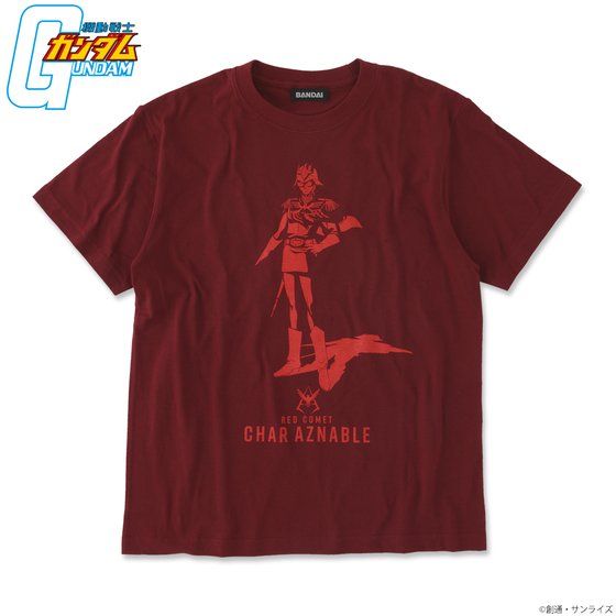 機動戦士ガンダム REDシリーズ Tシャツ シャア・アズナブル 【2022年8月発送】