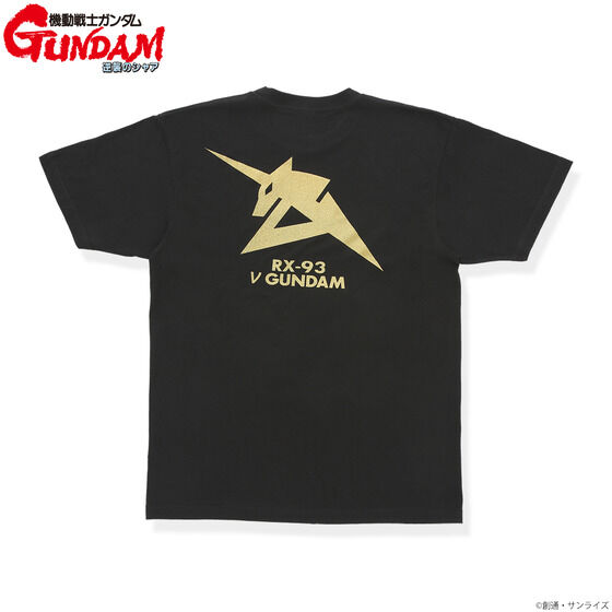 機動戦士ガンダム 逆襲のシャア ゴールドラメプリント Tシャツ