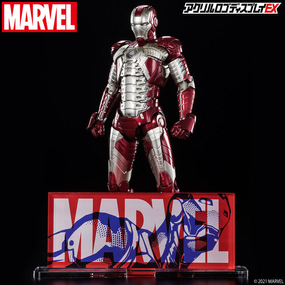 アクリルロゴディスプレイEX マーベル ボックス ロゴ アイアンマン/ Marvel BOX LOGO IRON MAN