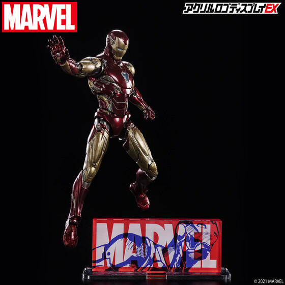 アクリルロゴディスプレイEX マーベル ボックス ロゴ アイアンマン/ Marvel BOX LOGO IRON MAN