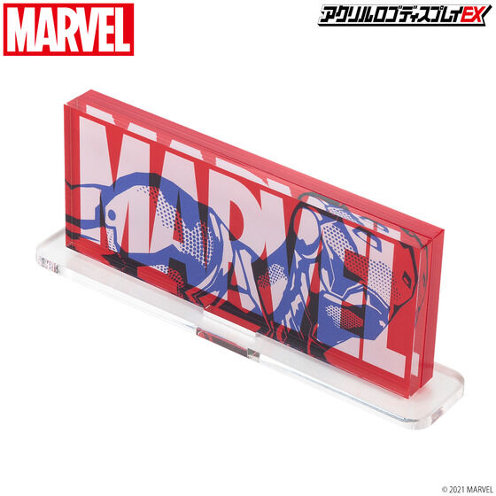 アクリルロゴディスプレイEX マーベル ボックス ロゴ アイアンマン/ Marvel BOX LOGO IRON MAN