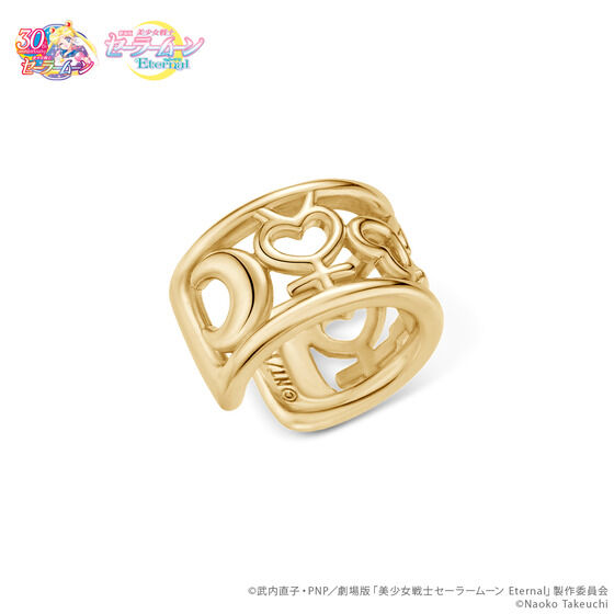 【U-TREASURE】Planet Symbol Ear Cuff Super Sailor Guardians 0.5set K18イエローゴールド【12月お届け】