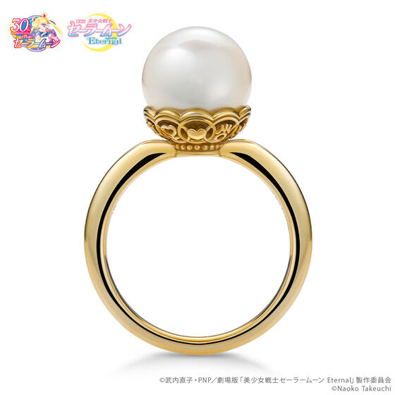 【U-TREASURE】Sailor Guardians Circle Ring シルバー(ゴールドコーティング・淡水パール込)【12月お届け】