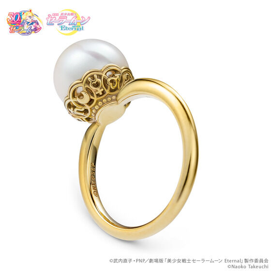 【U-TREASURE】Sailor Guardians Circle Ring シルバー(ゴールドコーティング・淡水パール込)【12月お届け】