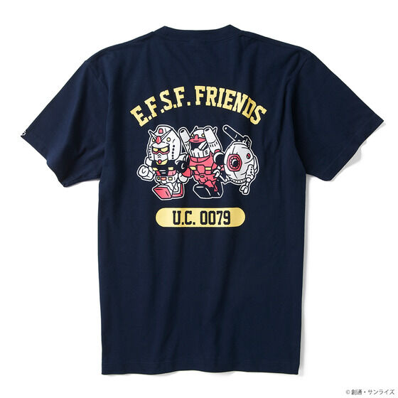STRICT-G『機動戦士ガンダム』ポケットTシャツ E.F.S.F. FRIENDS