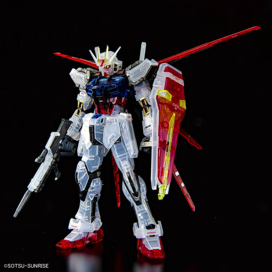 RG 1/144 ガンダムベース限定 エールストライクガンダム & スカイグラスパー ランチャー/ソードパック セット[クリアカラー]