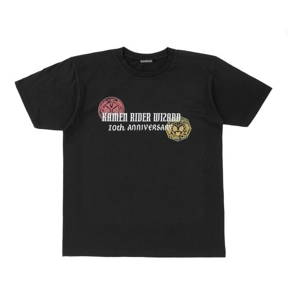 仮面ライダーウィザード　10周年記念Tシャツ　ロゴ柄