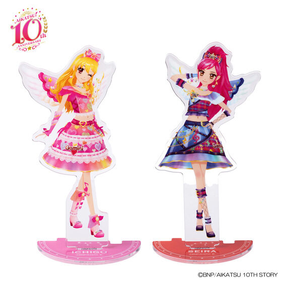 【2次予約販売】アイカツ！アクリルスタンド（データカードダスver.）【第2弾】※特典付きフルセット