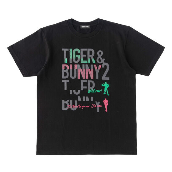 TIGER & BUNNY 2　Tシャツ　ロゴ柄