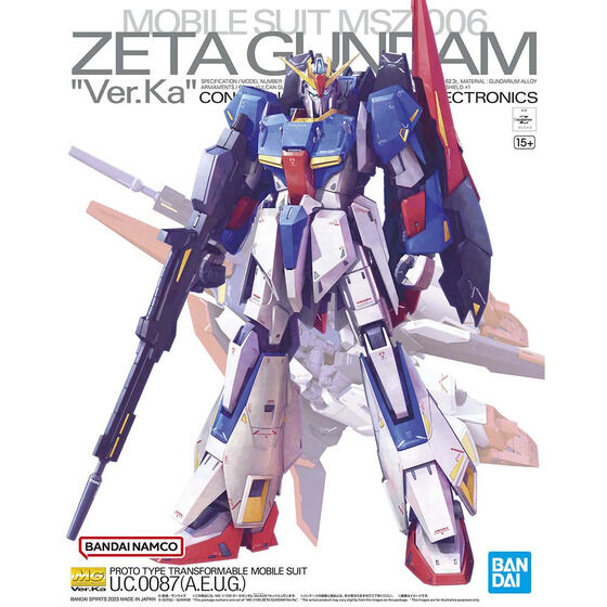 1/100 MSZ-006 ZガンダムverKA. G-SYSTEM（バンダイMGWAVEボークス 