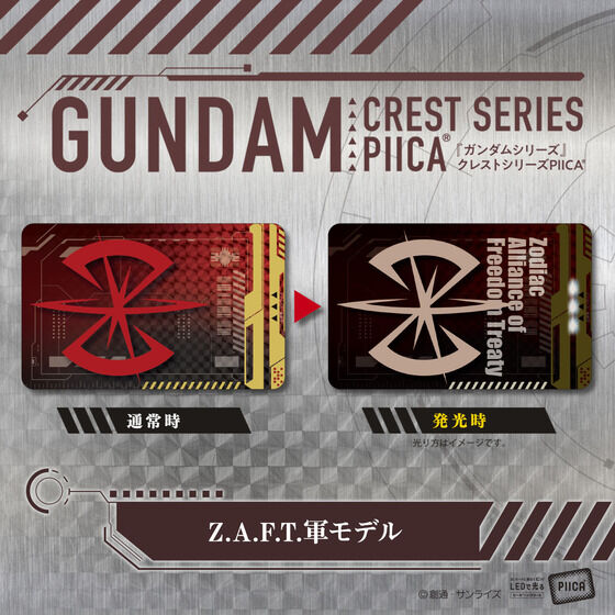 ガンダムシリーズ PIICA＋クリアパスケース 第二弾 クレストシリーズ 【2022年12月発送】