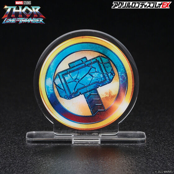 アクリルロゴディスプレイEX MARVEL ソー:ラブ&サンダー/Thor: Love and Thunder ムジョルニア マーク