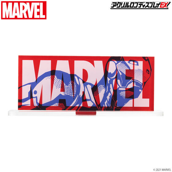 アクリルロゴディスプレイEX マーベル ボックス ロゴ アイアンマン/ Marvel BOX LOGO IRON MAN 【3次受注2023年1月発送分】