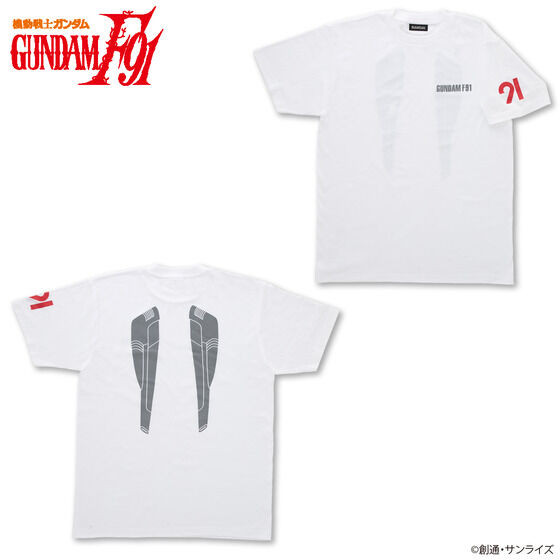 機動戦士ガンダムF91 MSモチーフ企画 Tシャツ ガンダムF91