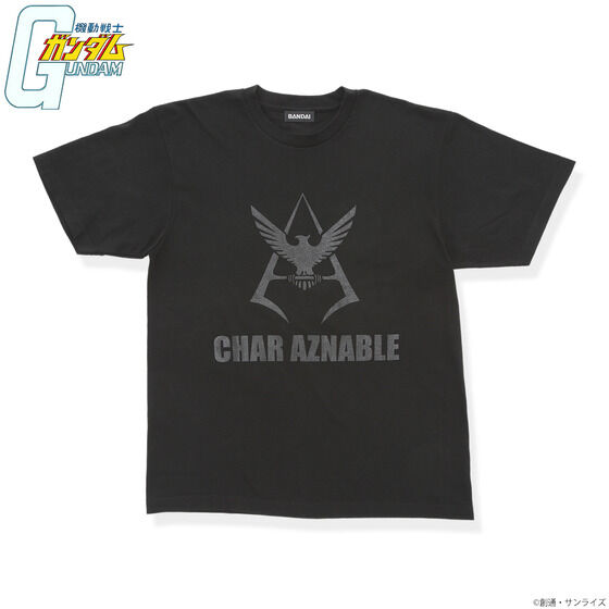 機動戦士ガンダム BLACKシリーズ マーク Tシャツ シャアモデル