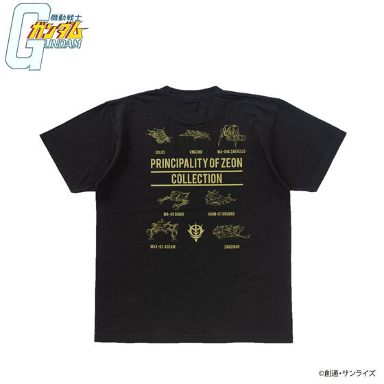 機動戦士ガンダム 図鑑柄シリーズ Tシャツ ジオン公国軍