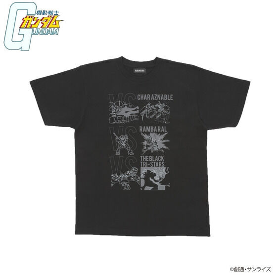 機動戦士ガンダム リフレクタープリントTシャツ  VS柄