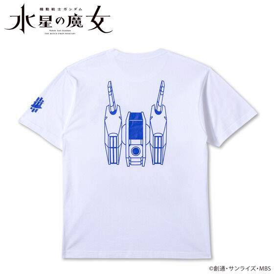 機動戦士ガンダム 水星の魔女 MSモチーフシリーズ Tシャツ ガンダム・エアリアル