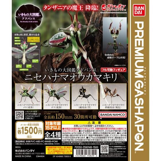 限定特価】 いきもの大図鑑アドバンス ニセハナマオウカマキリ