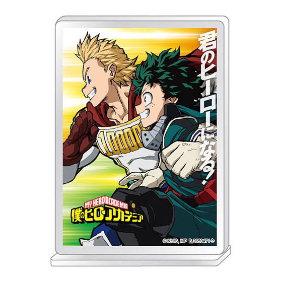 僕のヒーローアカデミア　ポスターデザインアクスタ　5点セット 2023年4月】僕のヒーローアカデミア 描き下ろしBIGアクリル