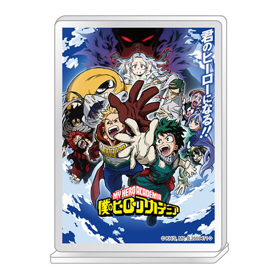 僕のヒーローアカデミア　ポスターデザインアクスタ　5点セット 2023年4月】僕のヒーローアカデミア 描き下ろしBIGアクリル