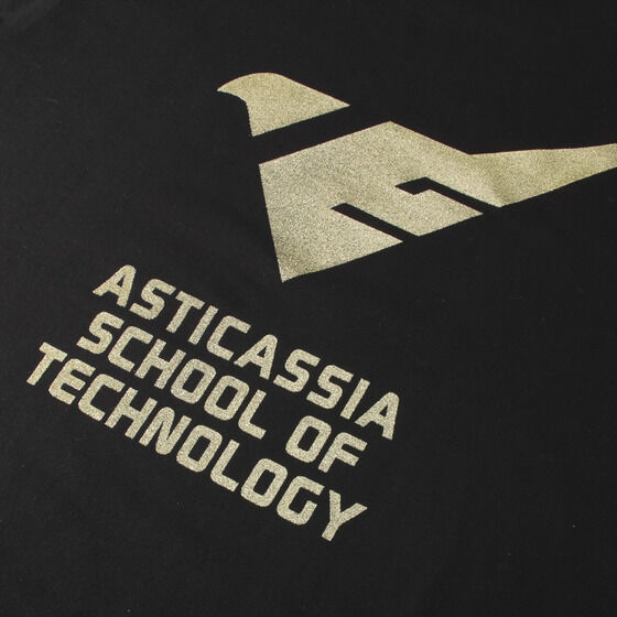 機動戦士ガンダム 水星の魔女 ゴールドラメプリント Tシャツ アスティカシア高等専門学園モデル
