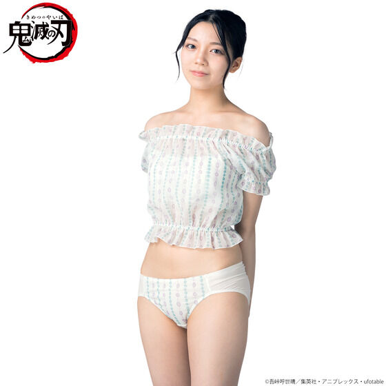 鬼滅の刃 リラクシングウェアシリーズ第3弾 おやすみ用ブラ＆ショーツセット【2023年4月お届け】