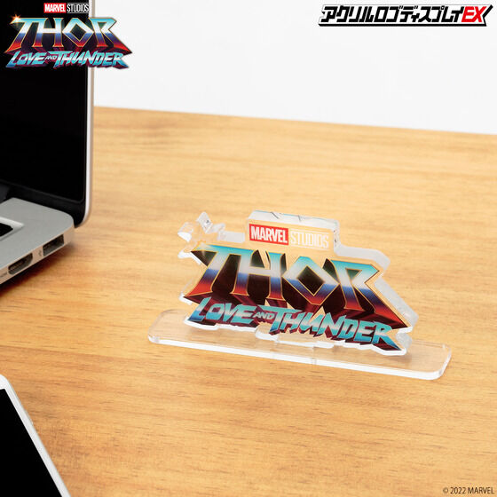 アクリルロゴディスプレイEX MARVEL ソー:ラブ&サンダー/Thor: Love and Thunder
