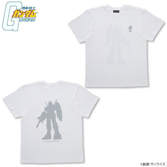 機動戦士ガンダム シルエットデザインシリーズ Tシャツ ガンダム