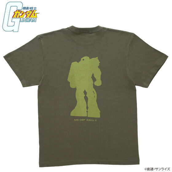 機動戦士ガンダム シルエットデザインシリーズ Tシャツ 量産型ザク