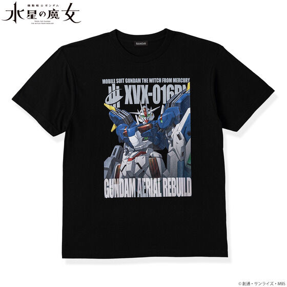 機動戦士ガンダム 水星の魔女 フルカラーTシャツ ガンダム・エアリアル（改修型）